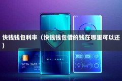 快钱钱包利率（快钱钱包借的钱在哪里可以还）