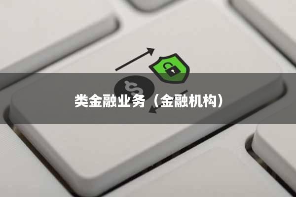 类金融业务(金融机构)