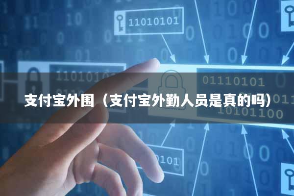 支付宝外围(支付宝外勤人员是真的吗)
